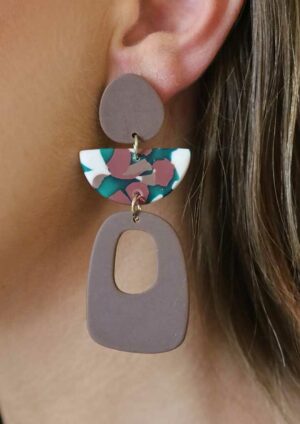 Bosveld 3 Tiered Earrings - LE071