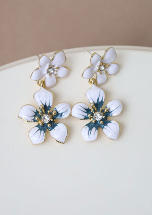 Blooming Green Earrings - BR159