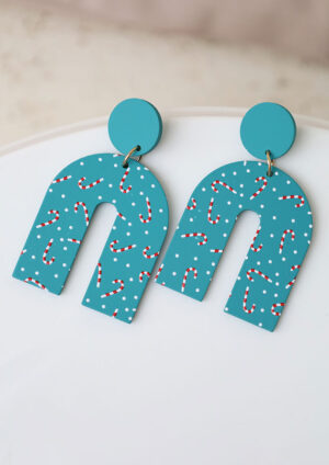 Layla Candy Can Half Open Blue Earrings - LM010