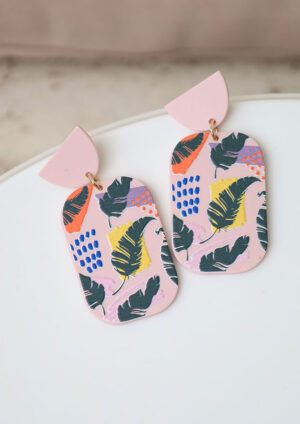 Layla Feather Earrings - LM037