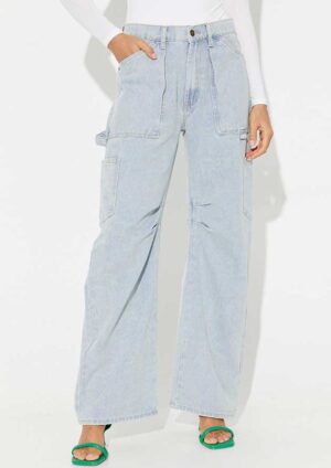 Hartland Pocketed Shift Sky Blue Jeans