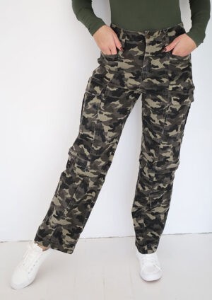 Hoedspruit Camouflage Pockets Denim Pants