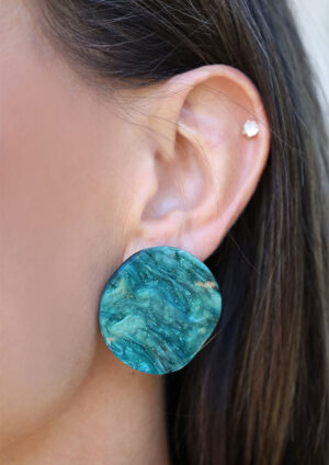 Coastal Glow Circle Earrings - LM56