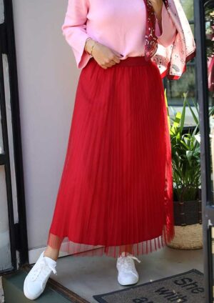 Tulle Must Have Burgundy Skirt