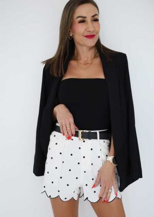 Monja Casual Collar Black Blazer