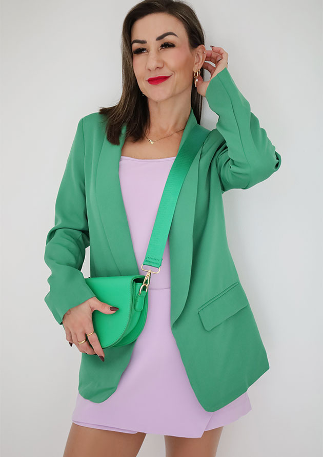 Palm Springs Collar Green Blazer - Image 4