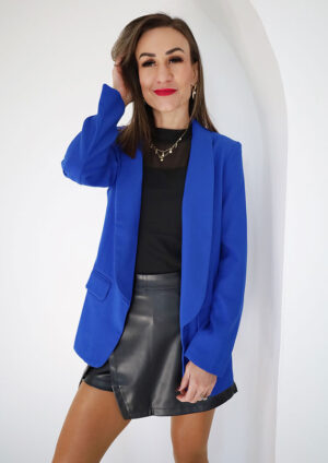 Palm Springs Collar Blue Blazer