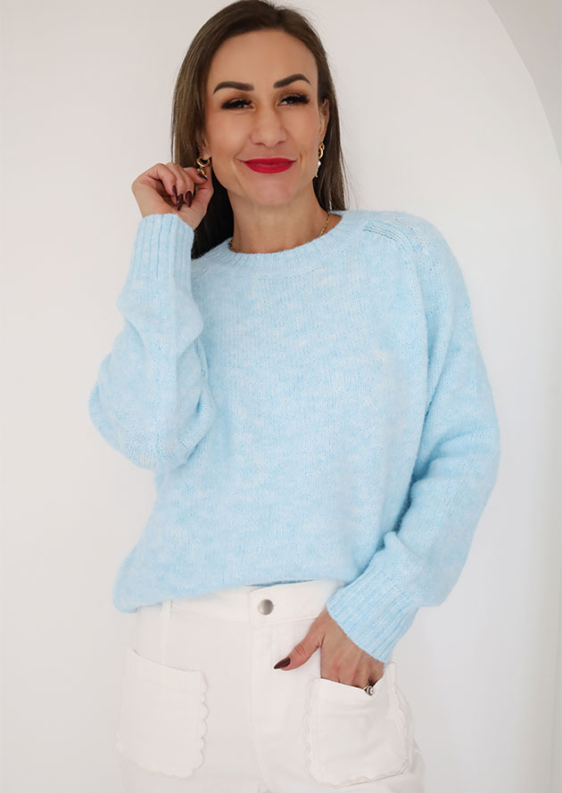 Sunny Blue Sweater