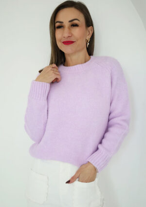 Sunny Purple Sweater