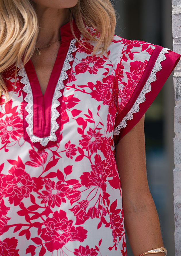 Sam Emperor Flutter Short Sleeve Blouse - Image 3