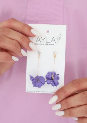 Sunny Days Purple Flowers -LM054