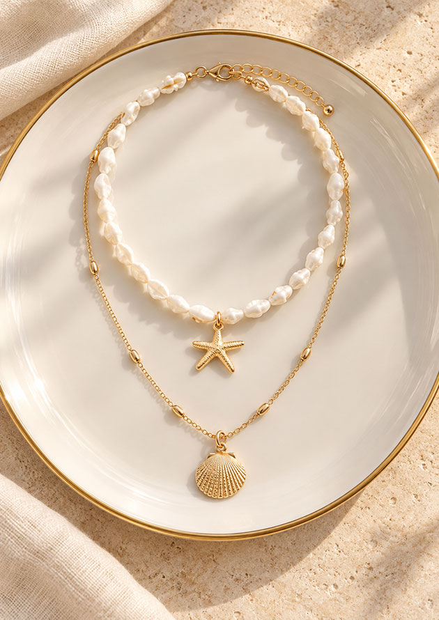 Beachcomber Layered Necklace - LNK52