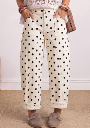 Danny Polka Curved Denim Jeans