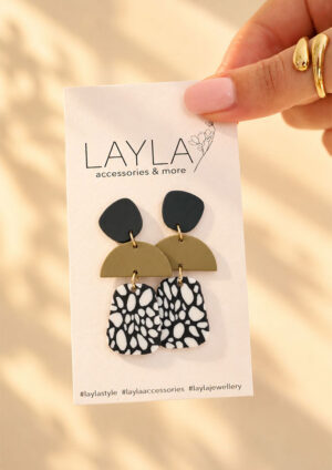 Mila Geometric Earring - LE496