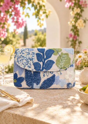 Sequin Love Blue Handbag - TH36