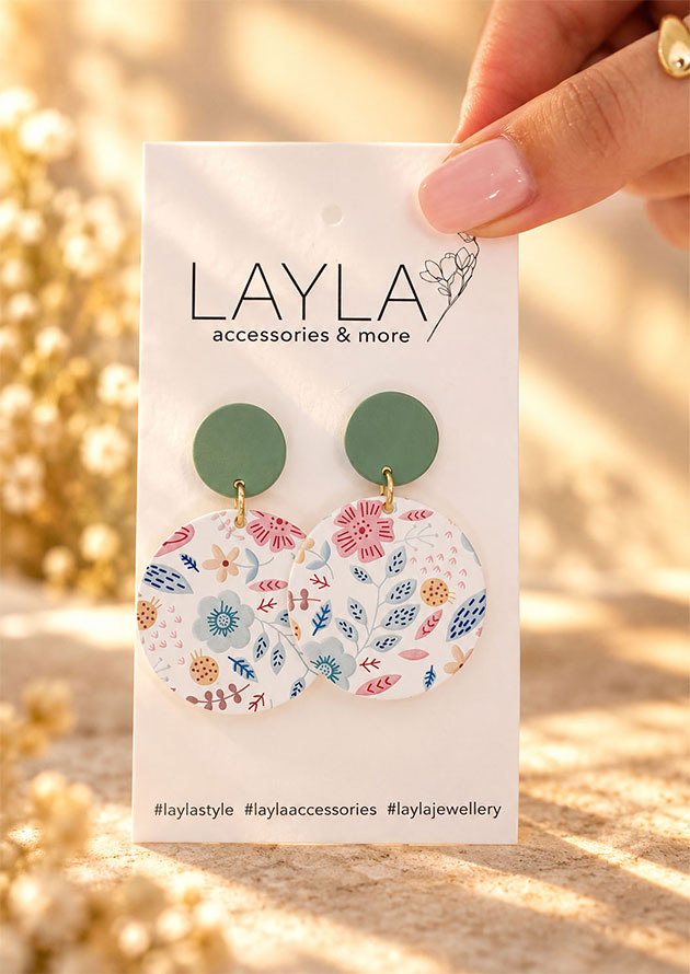 Willow & Blossom Hanging Earring - LE502
